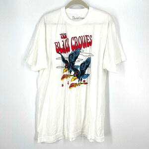 The Black Crowes Flying Crows Band Tee White Size Medium NWOT